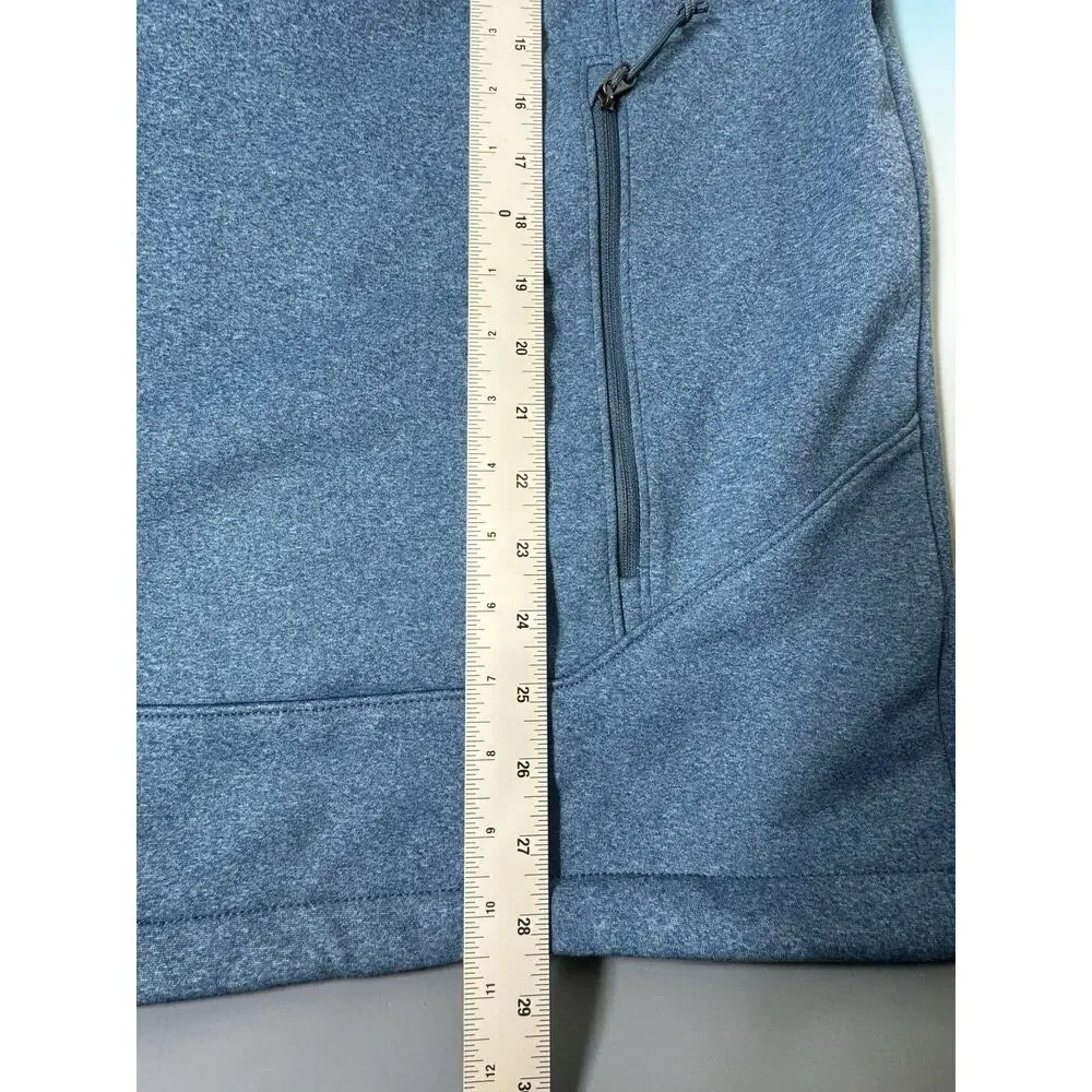 The North Face Jacket Mens XL Blue Windwall Full Zip Soft Shell Stretch